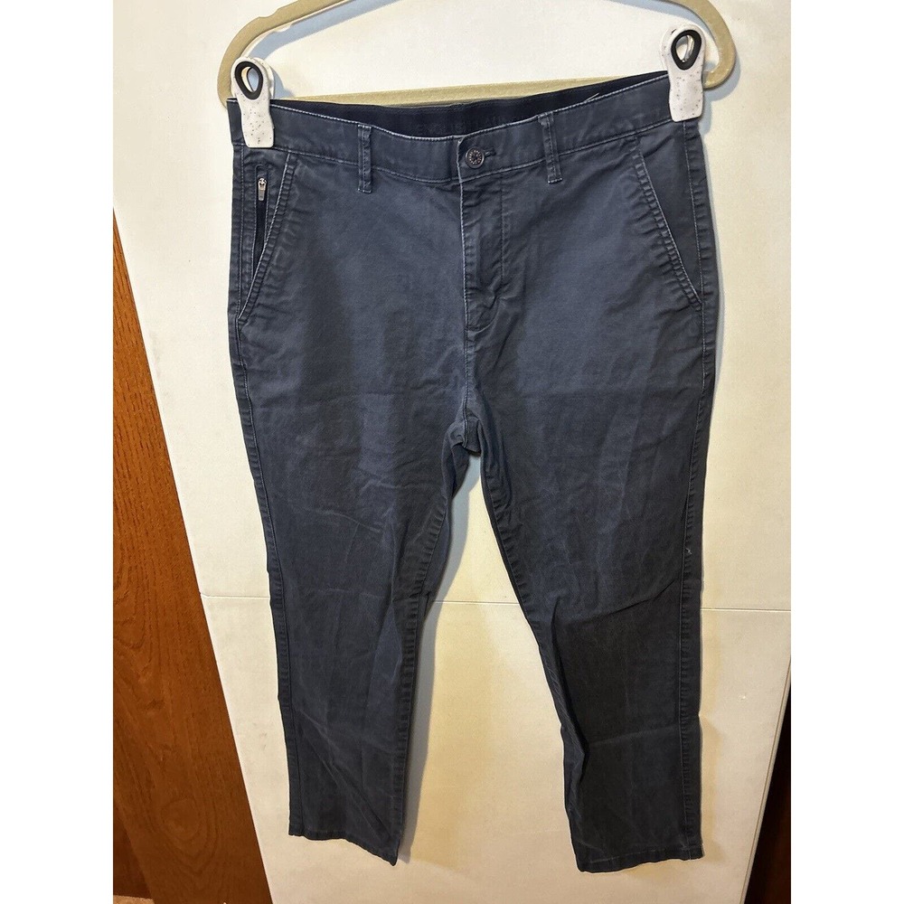 English Laundry Men's Stretch Twill Breeze Blue Chino Pants Size 32x30 5 Pockets